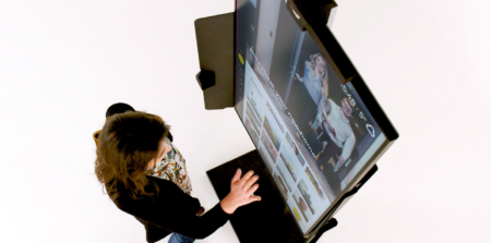 Samsung Electronics France and Luxembourg-based iNUI Studio have recently released a touchless interactive kiosk solution