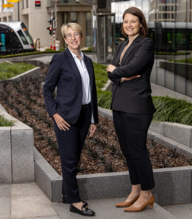 Francoise Liners and Carole Bruckler, Ministry of the Economy, speak about healthtech and Luxembourg's development of personalised medicine